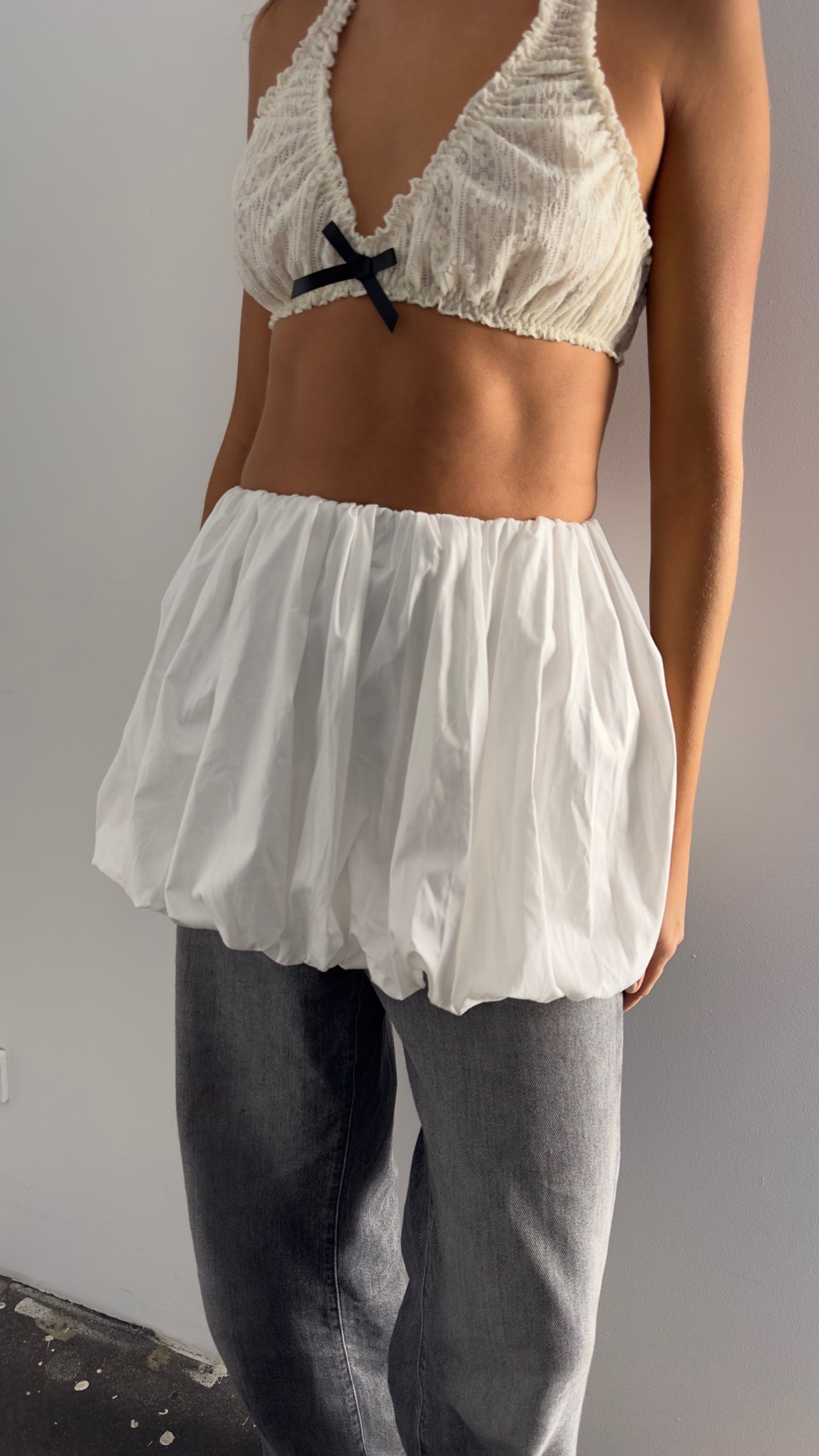 BALLOON SKIRT PEARL - Belle The Label
