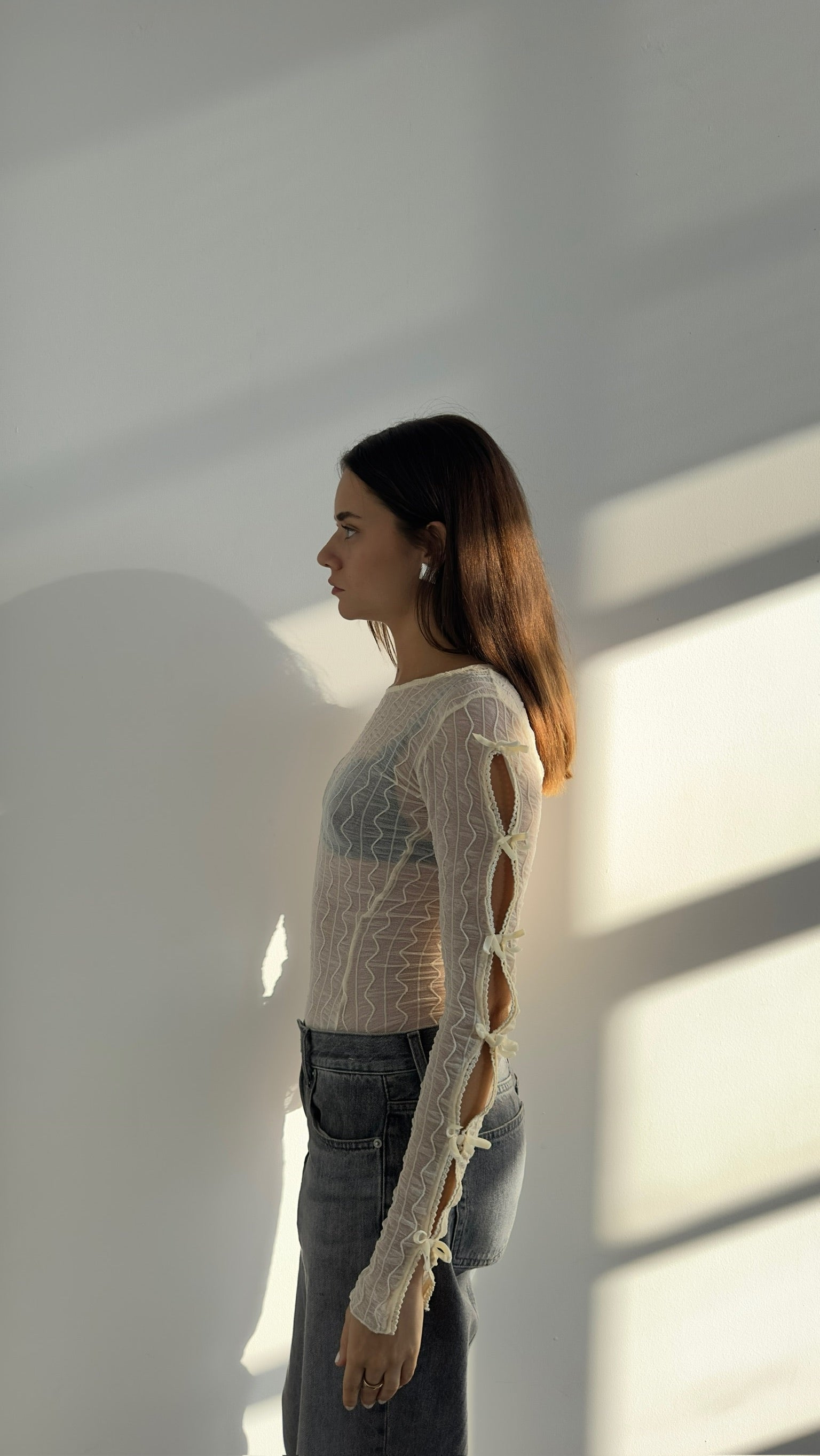 ROSS BOW MOCKNECK TOP