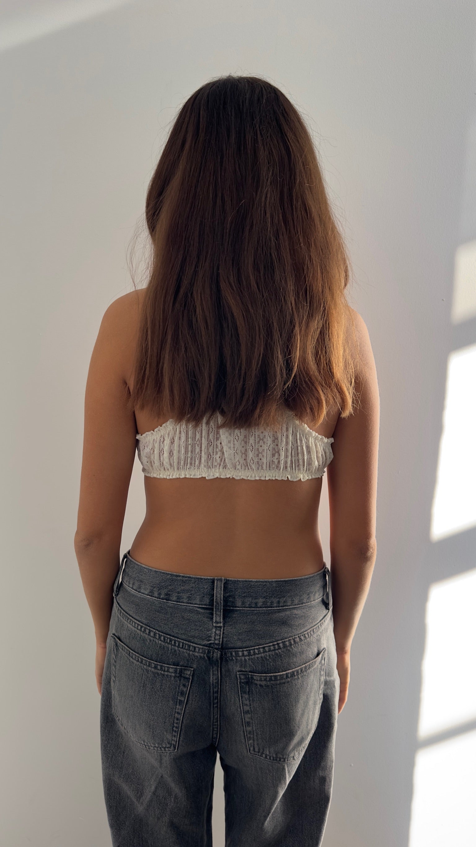 TULLIE BOW BRALETTE CLOUD