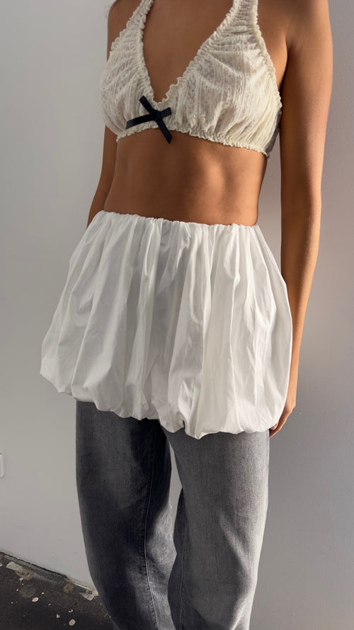 BALLOON SKIRT PEARL