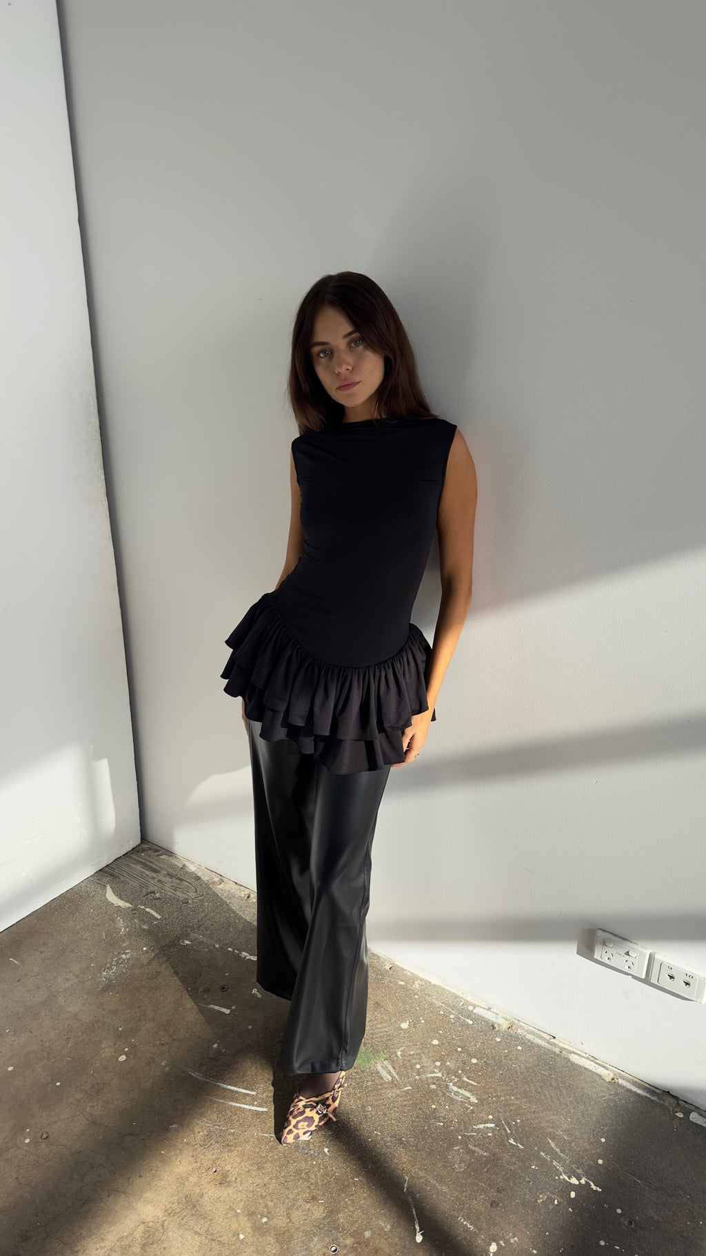 Romy Vegan leather pants