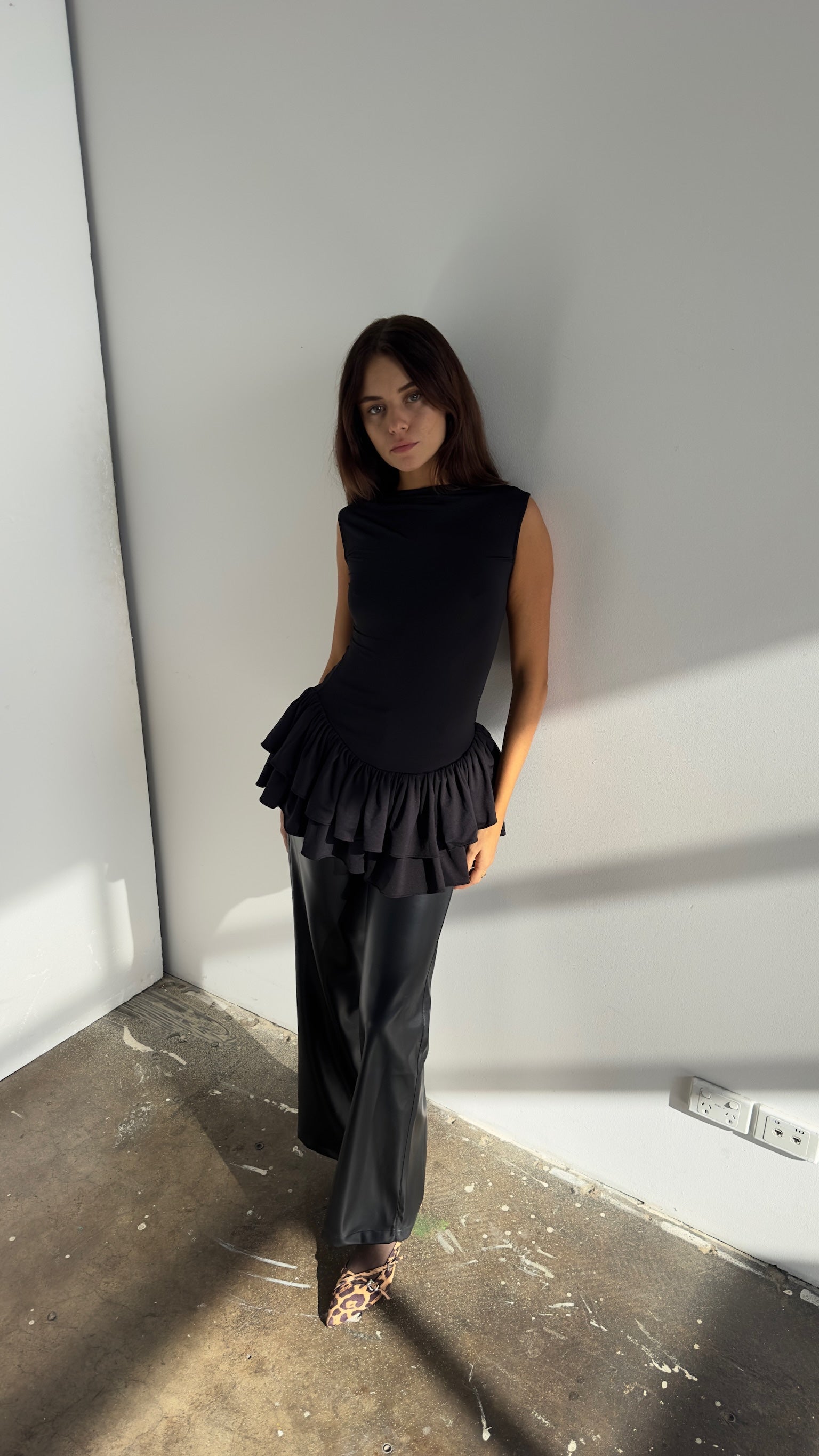 Romy Vegan leather pants